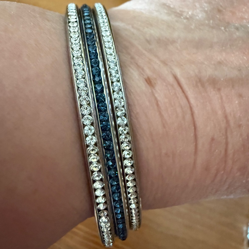 Fifth Avenue bangles/ring with Swarovski crystals